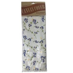 World Market Replacement Canvas Cover Set for Directors Chair Blue Yellow Floral